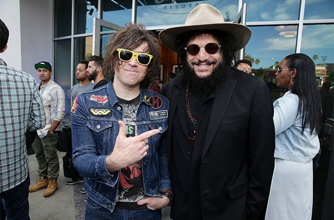 Ryan Adams and Don Was at the 3rd Annual Capitol Congress Celebration - Gala post-event celebration at the iconic Capitol Records Tower on Wednesday, August 5, 2015, in Hollywood, CA. (Photo by Eric Charbonneau/Invision for UMG/AP Images)